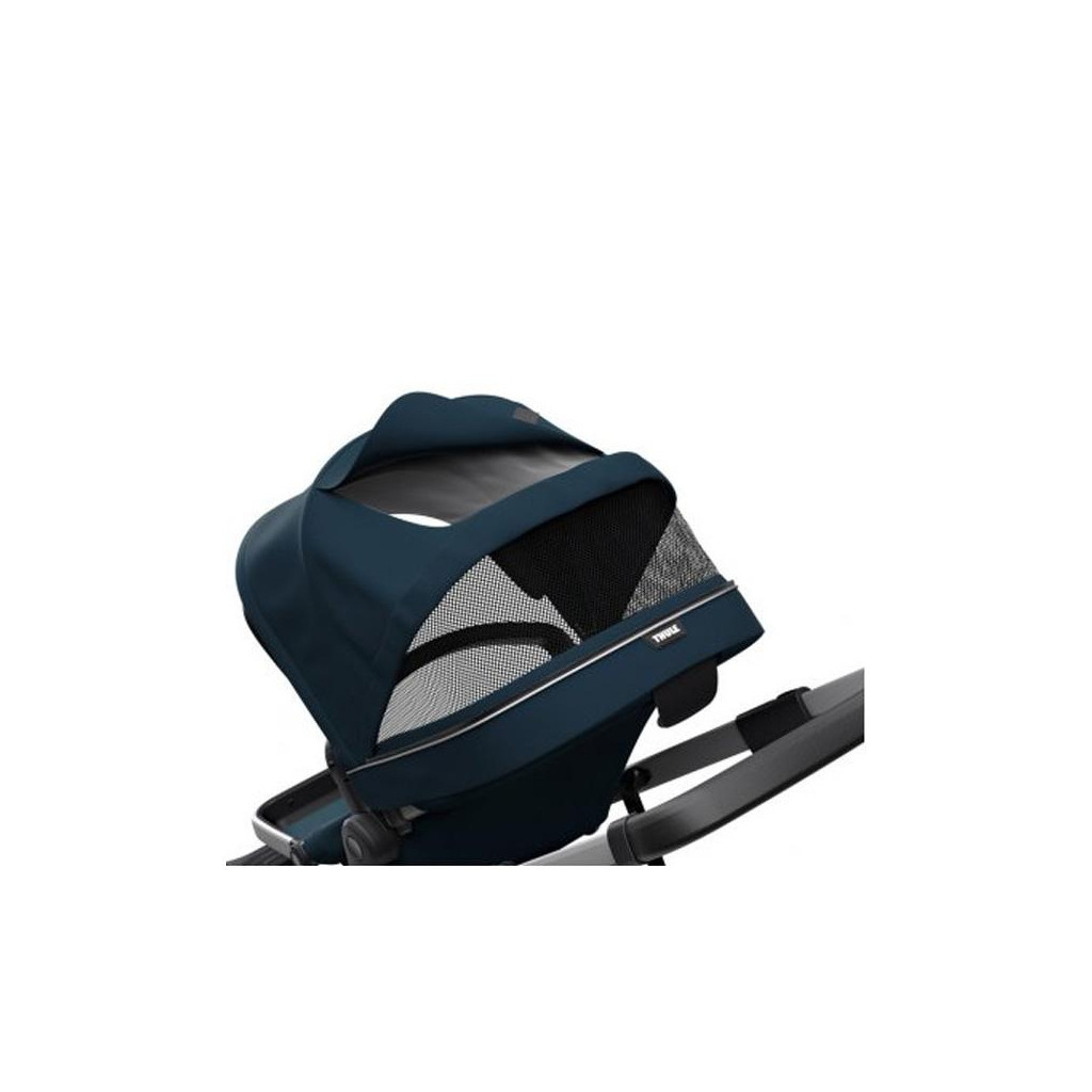 Коляска Thule 2 в 1 Sleek + Bassinet Navy Blue (TH11000010) - зображення 8