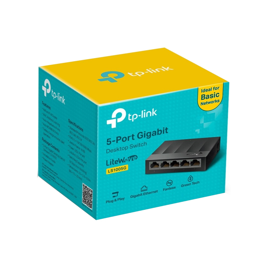 Комутатор мережевий TP-Link LS1005G - зображення 2