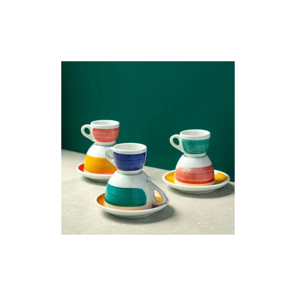 Чашка Ancap espresso 75 мл, серія Verona Millecolori Red (35111) - зображення 5