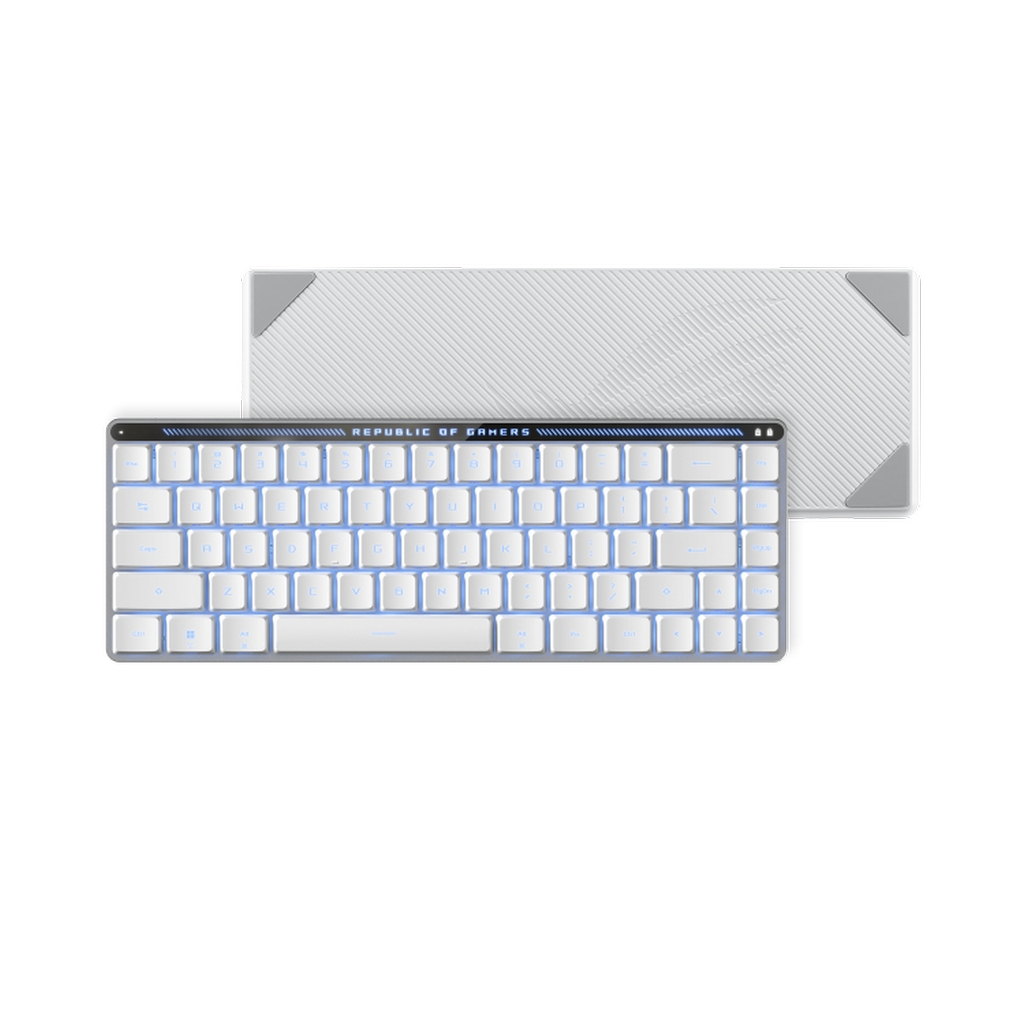 Клавіатура ASUS ROG Falchion RX Low Profile Red Wireless/Bluetooth/USB UA White (90MP03EC-BKMA10) - зображення 9
