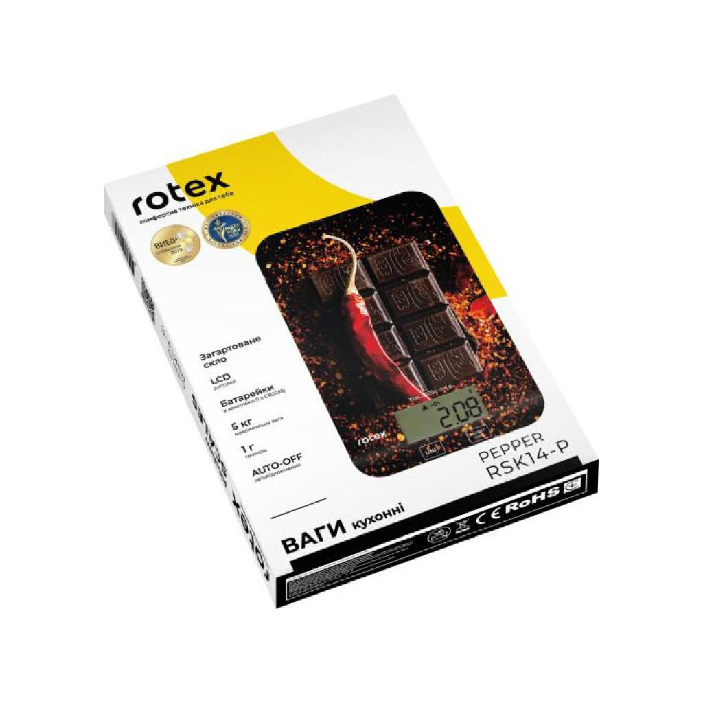 Ваги кухонні Rotex RSK14-P pepper - изображение 5