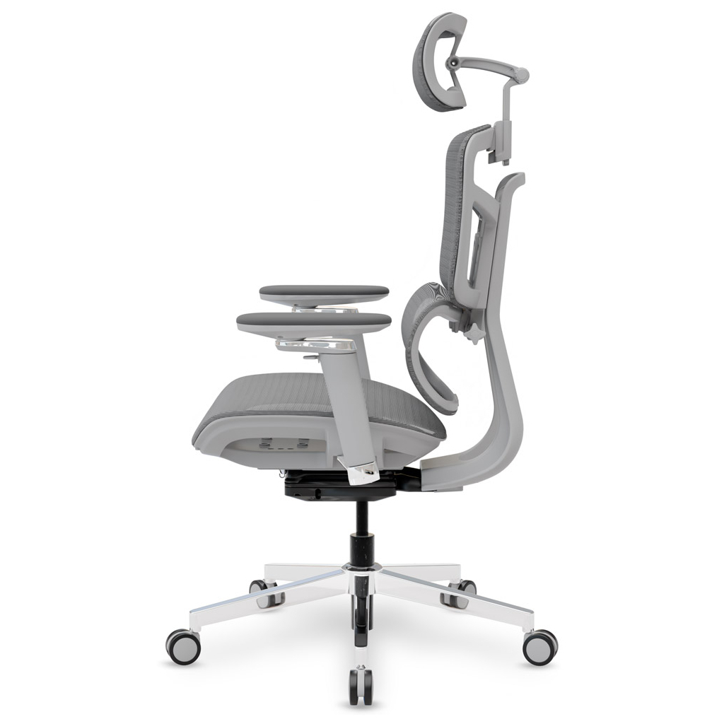 Офісне крісло Mealux S4 Air Grey (HF-S4 M/G) - зображення 2