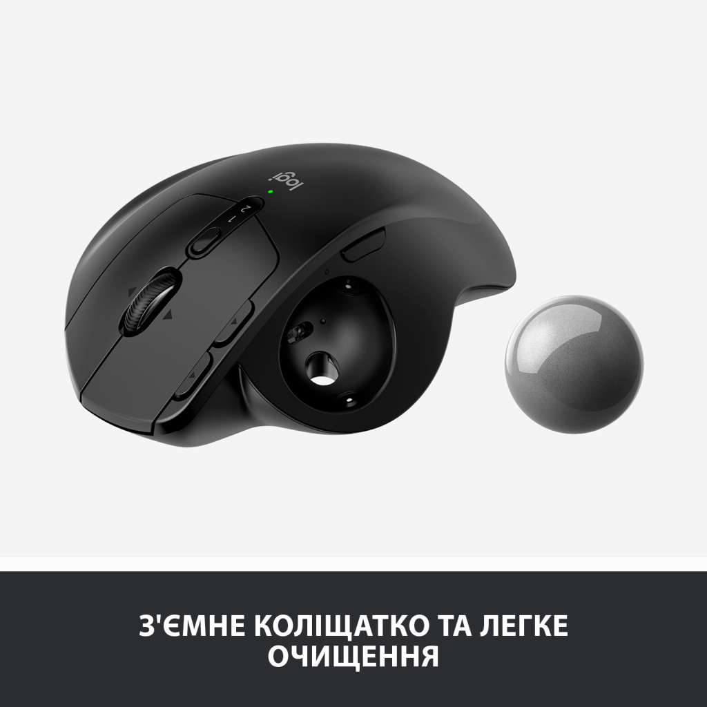 Мишка Logitech MX Ergo Bluetooth Graphite (910-005179) - зображення 10