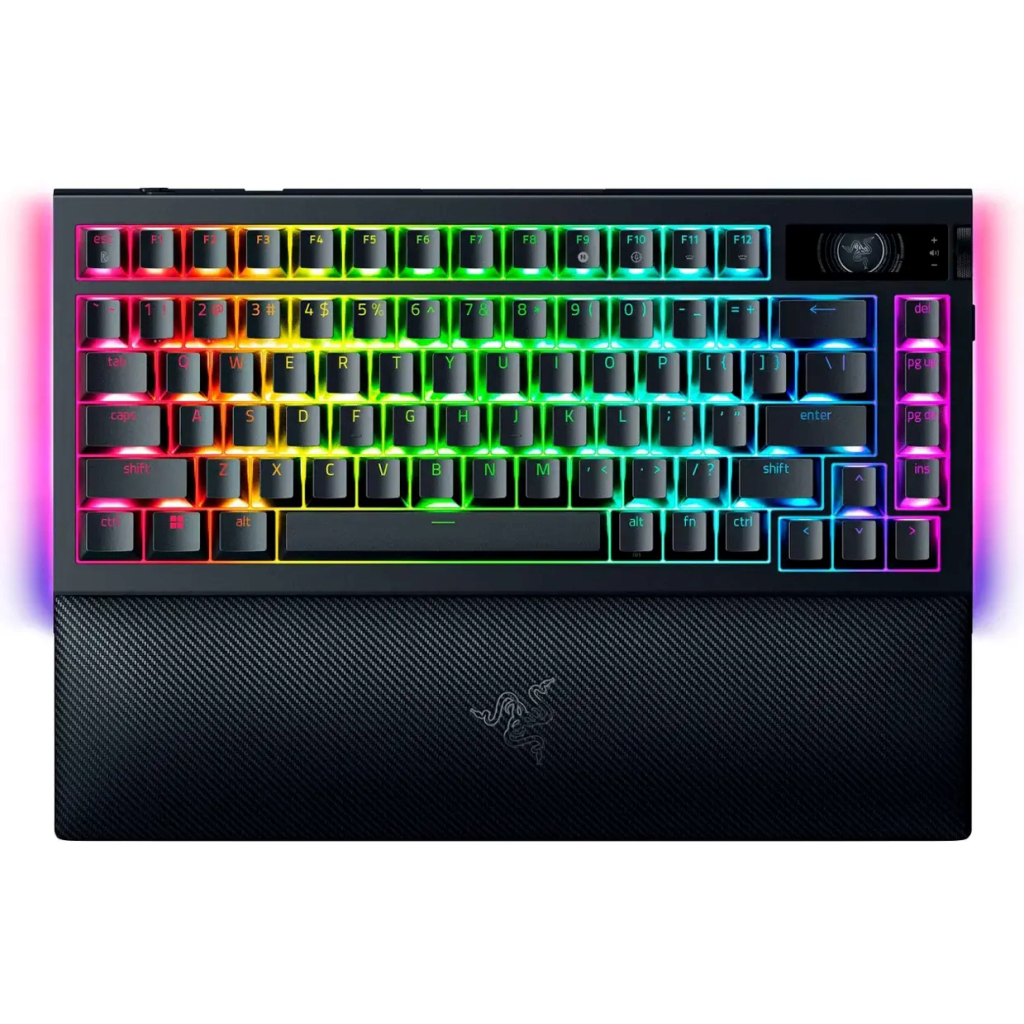 Клавіатура Razer BlackWidow V4 PRO Orange Switch Wireless/Bluetooth/USB UA Black (RZ03-05130100-R3M1) - зображення 1
