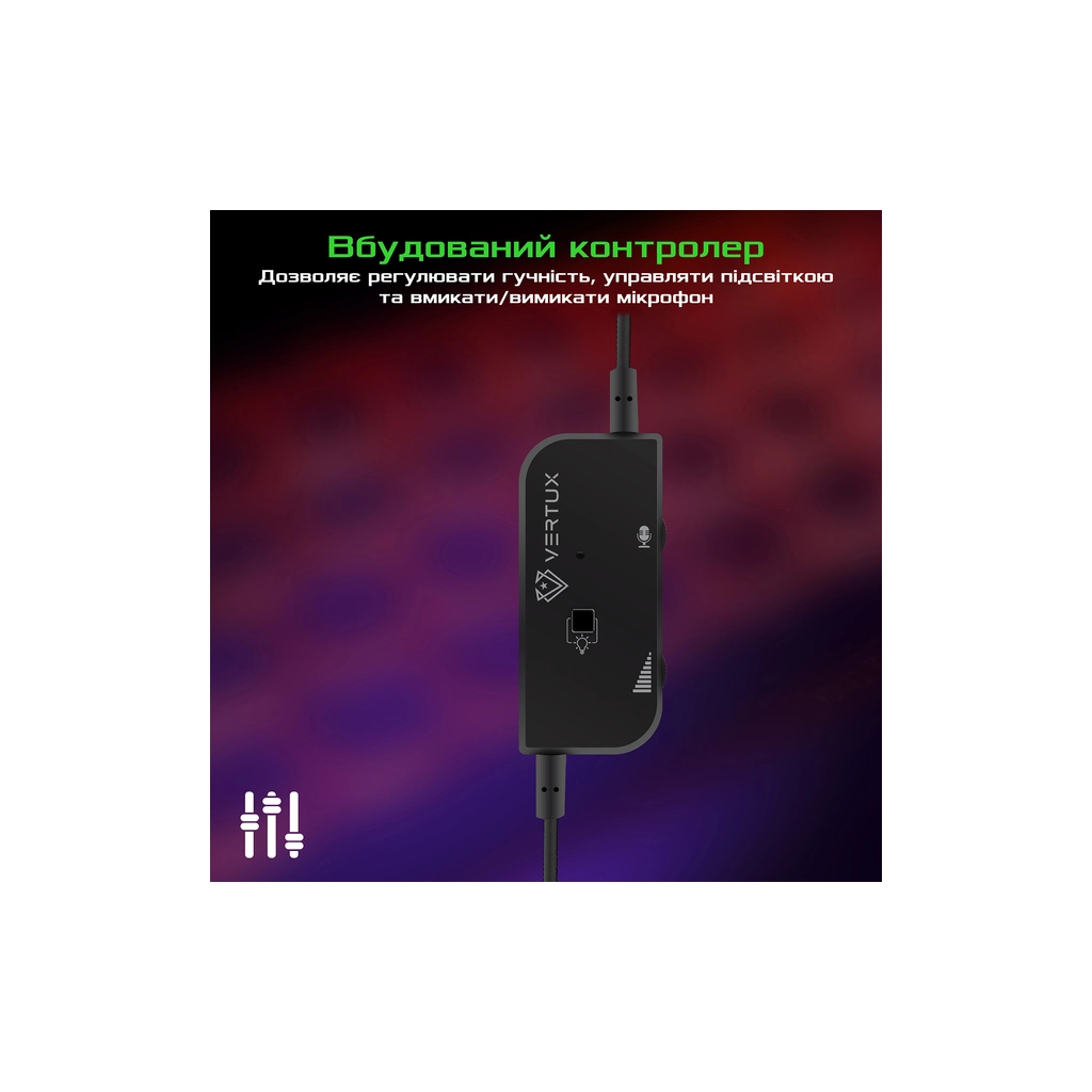 Навушники Vertux Tokyo 7.1 Mini Jack 3.5мм Black (tokyo.black) - зображення 6