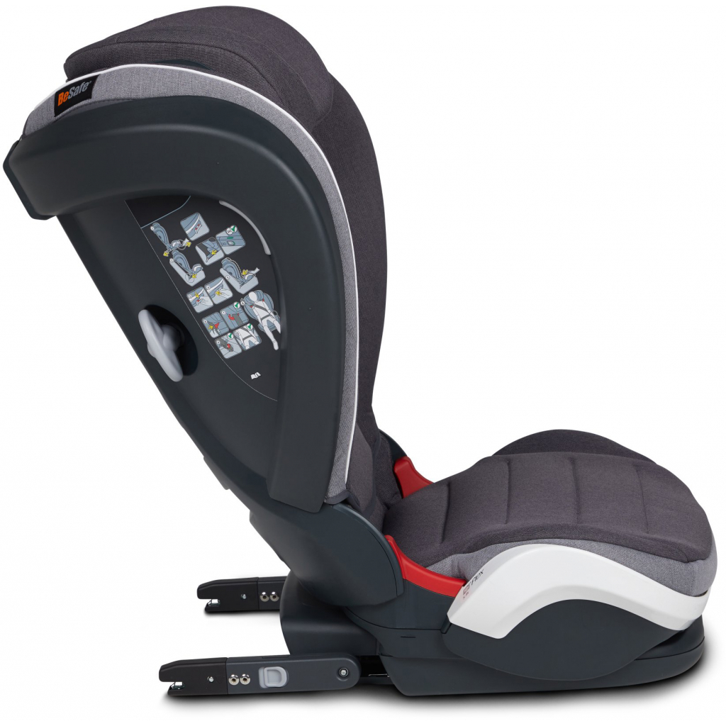 Автокрісло BeSafe iZi Flex S FIX, 100-135/150 см Metallic Melange (11007218-MetallicM) - зображення 3