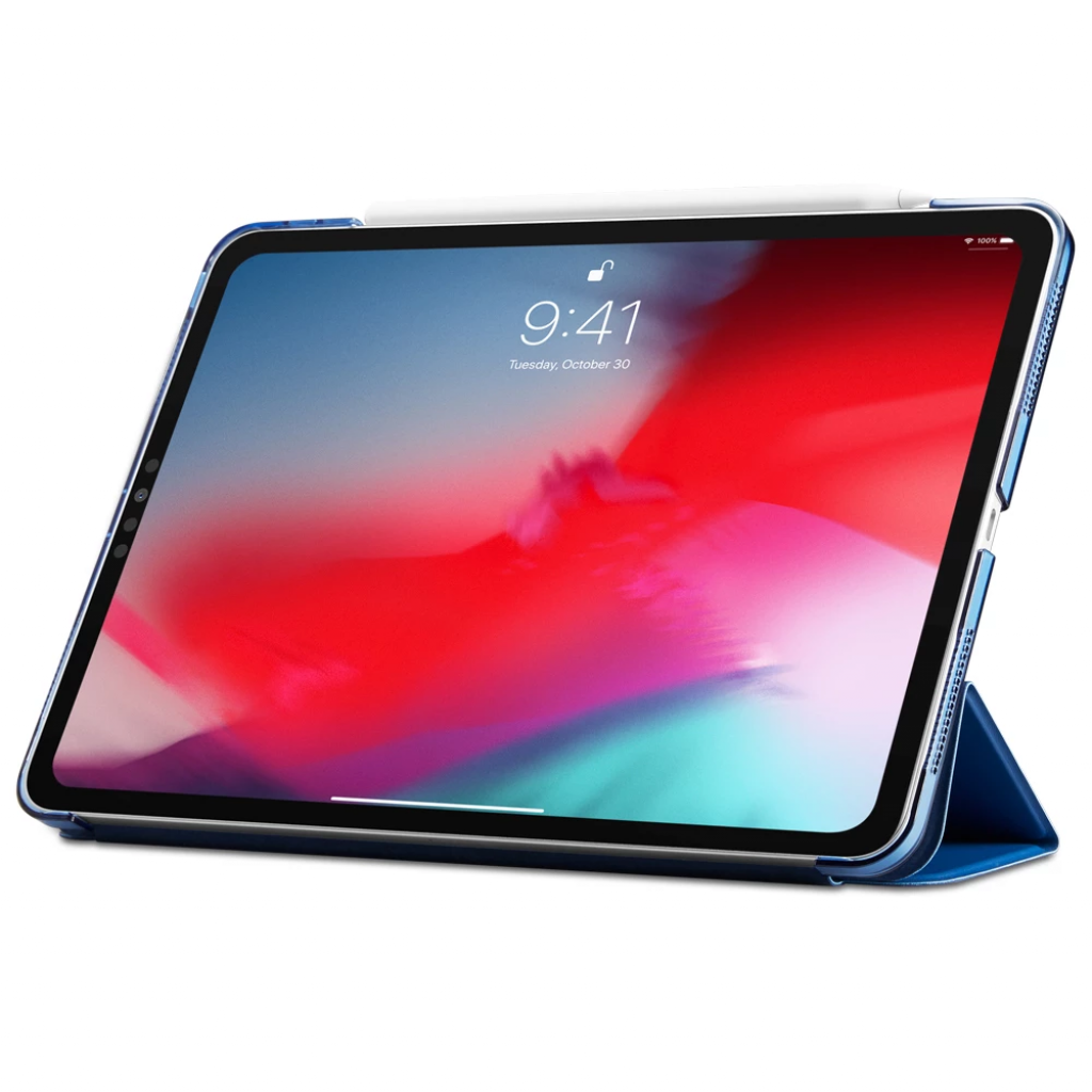 Чохол до планшета Spigen iPad Pro 12,9 (2018) Smart Fold, Blue (068CS25714) - зображення 8