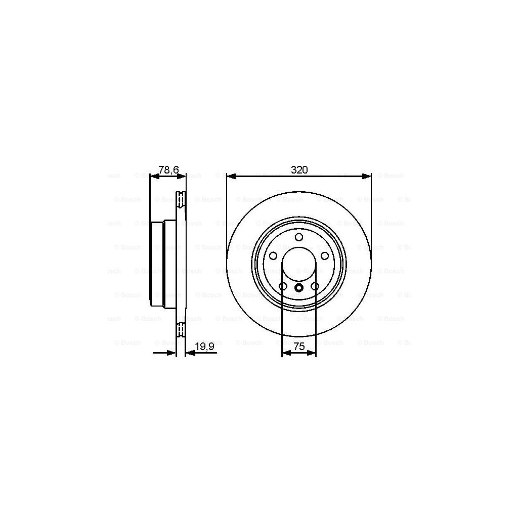 Гальмівний диск Bosch 0 986 479 442 - зображення 5