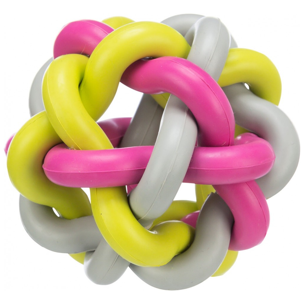 Іграшка для собак Trixie М'яч-клубок Гума 10 см (4011905326221) - зображення 1