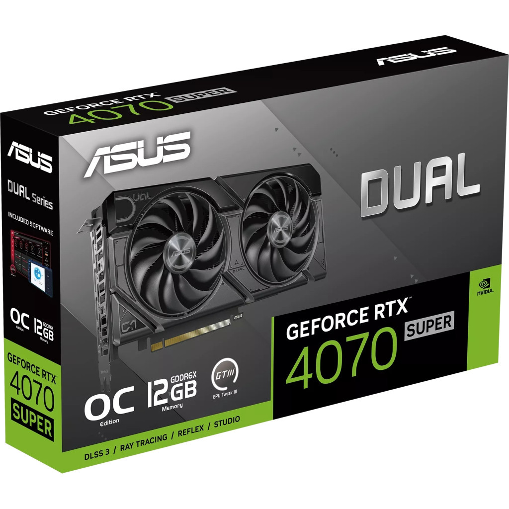 Відеокарта ASUS GeForce RTX4070 SUPER 12Gb DUAL OC EVO (DUAL-RTX4070S-O12G-EVO) - зображення 11