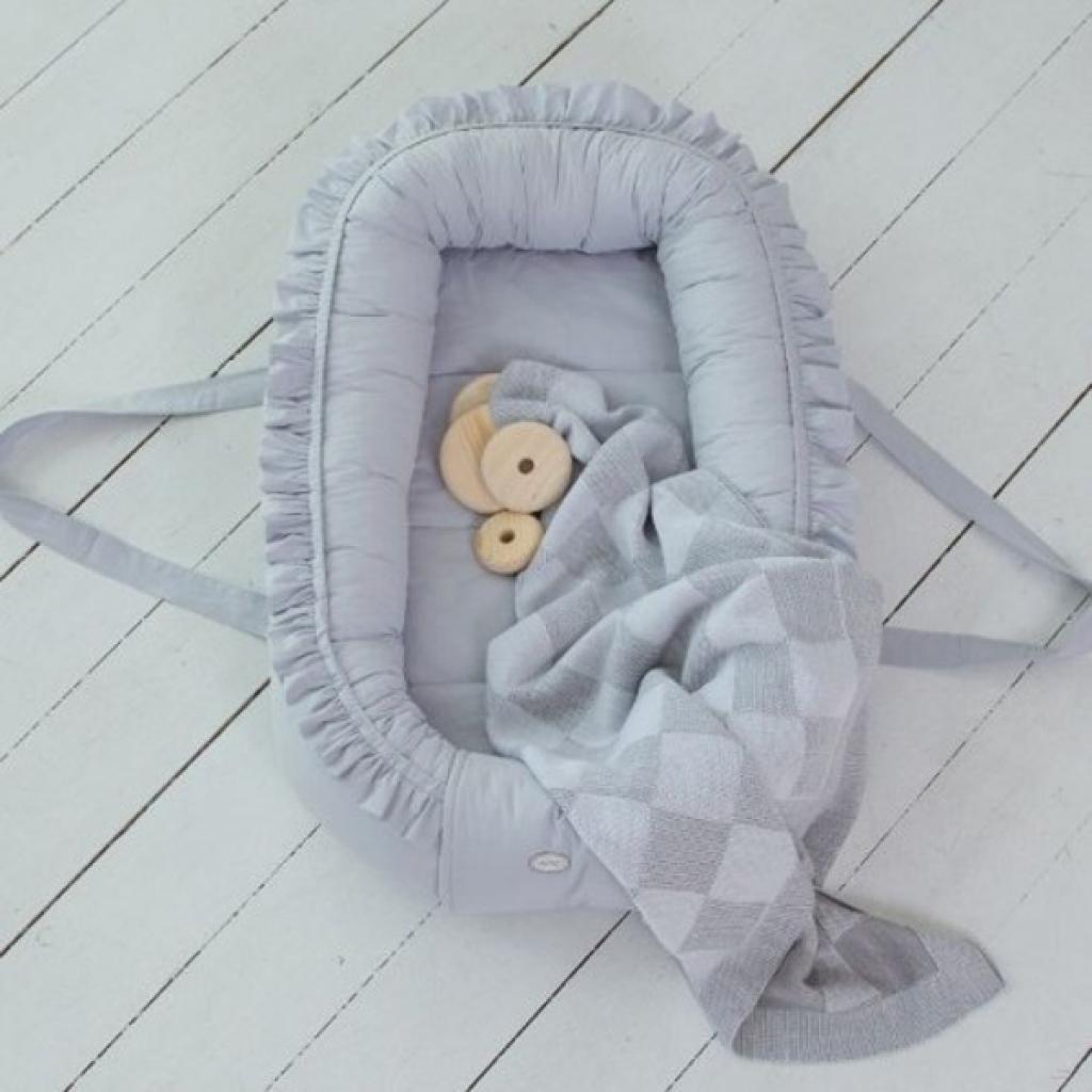 Кокон для новонароджених Верес Кокон-переноска Macaroon Earl grey (450.22) - зображення 1