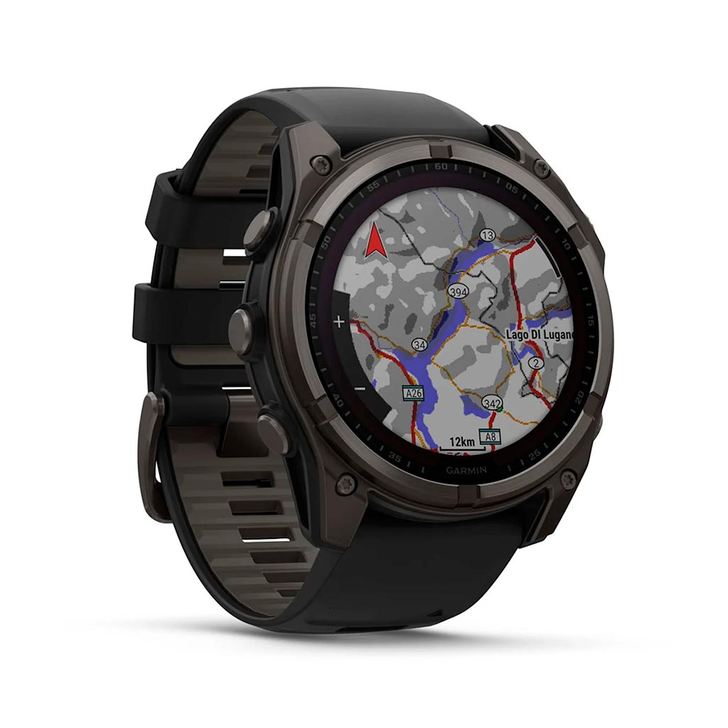 Смарт-годинник Garmin fenix 8 51mm,Saph Solar,CrbnGry Ti/Blk,Blk/PblGryBnd (010-02907-11) - зображення 3