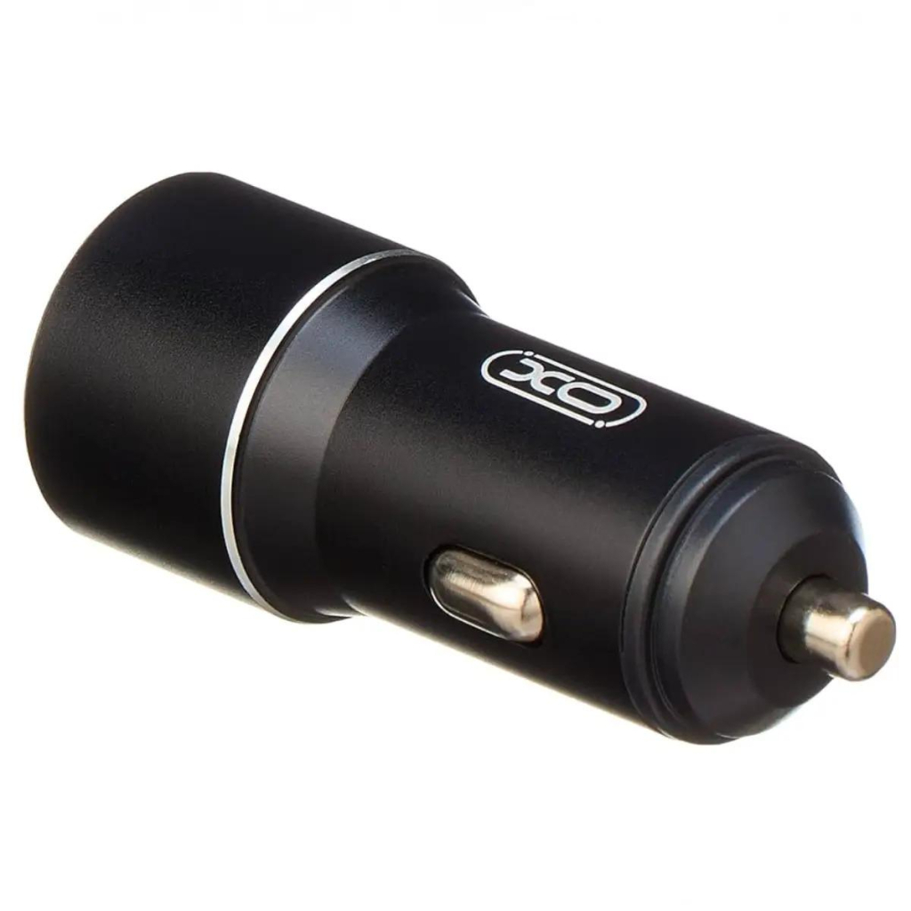 Зарядний пристрій XO TZ09 2.4A/2 USB + cable Type-C Black (XO-TZ09T-BK) - зображення 2
