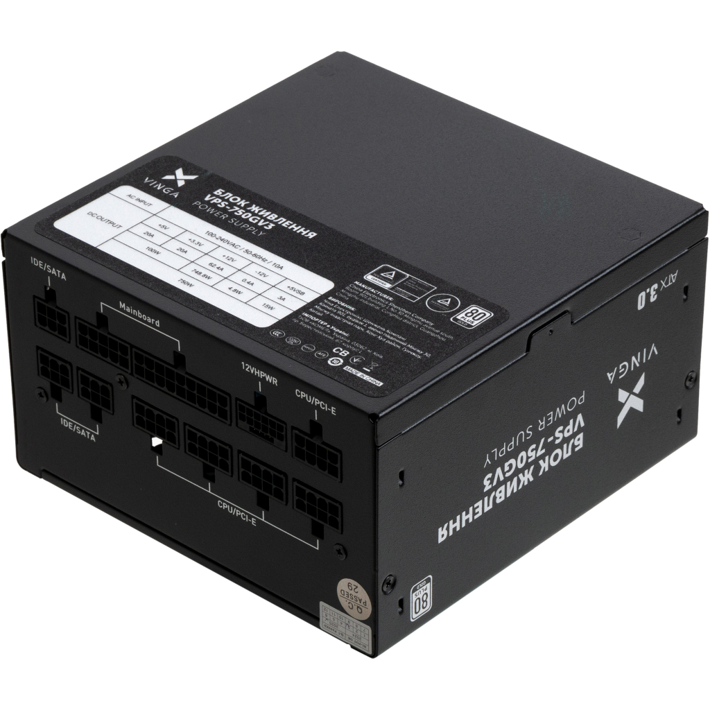 Блок живлення Vinga 750W (VPS-750GV3) - зображення 5