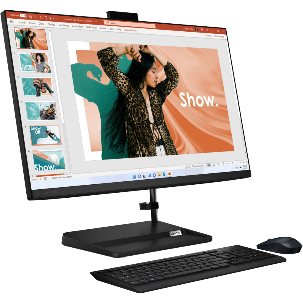 Комп'ютер Lenovo IdeaCentre AiO 3 27IAP7 / i5-12450H (F0GJ00Q9UO) - зображення 2