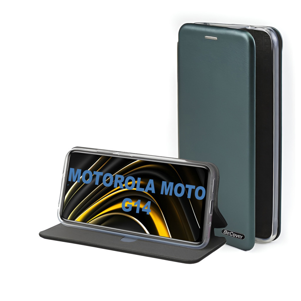 Чохол до мобільного телефона BeCover Exclusive Motorola Moto G14 Dark Green (710236) - зображення 6