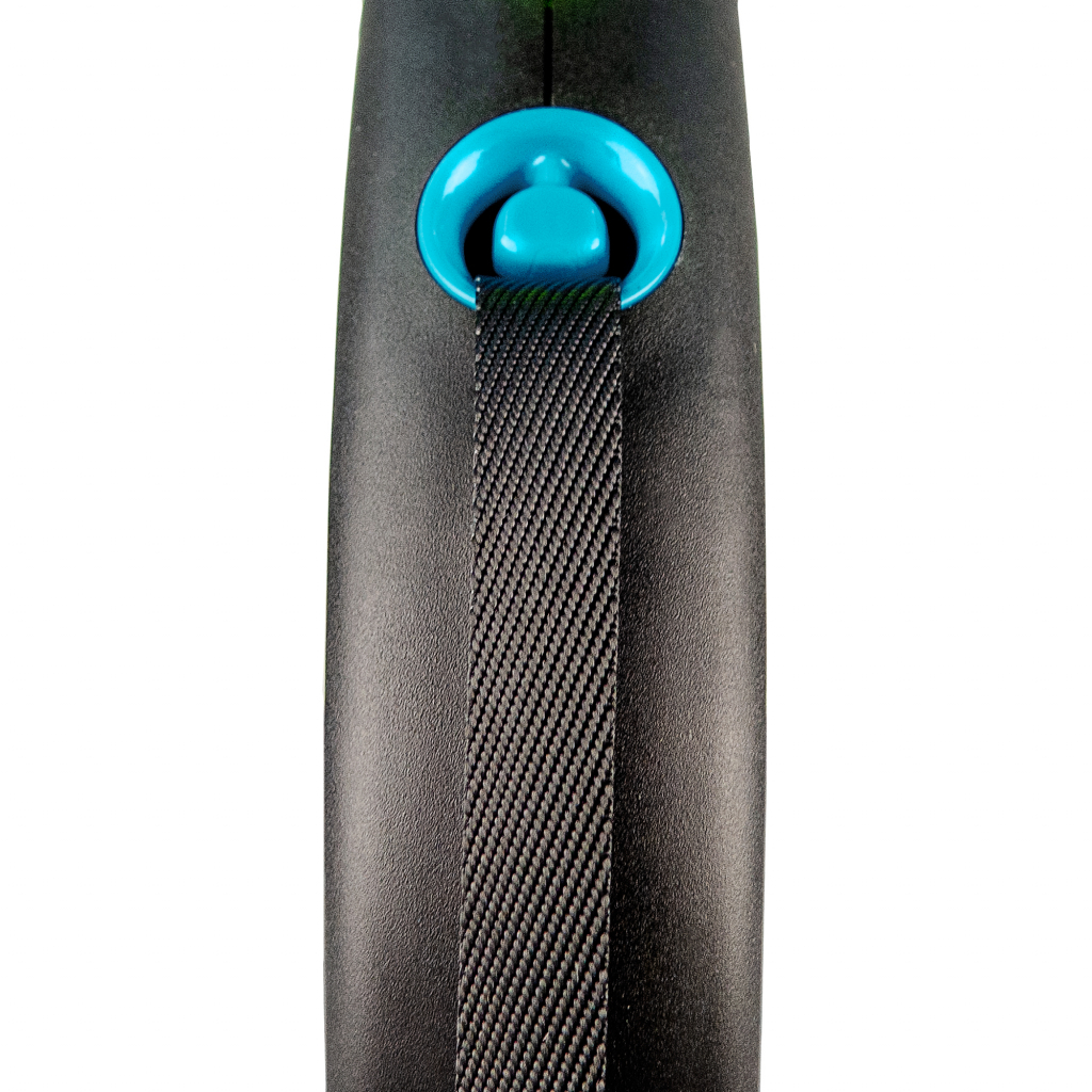 Повідець для собак Flexi Black Design L стрічка 5 м (синій) (4000498034132) - зображення 2