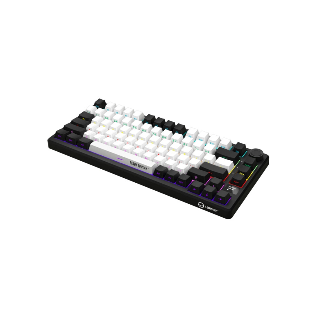 Клавіатура Lorgar KBP7075W Pro RGB Wireless/Bluetooth/USB UA Black/red (LRG-KBP7075W-BK-US) - зображення 4