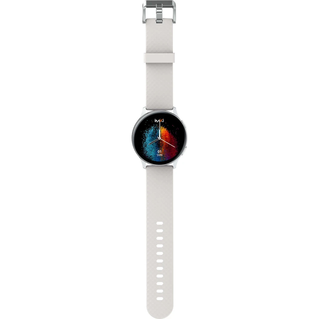 Смарт-годинник iMiki KW66pro Silver Silicone Strap - зображення 8