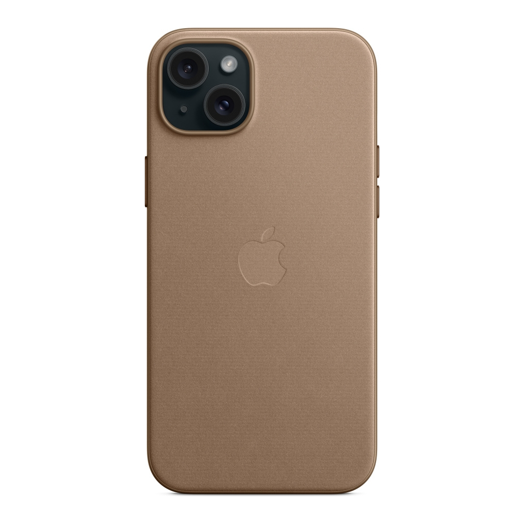 Чохол до мобільного телефона Apple iPhone 15 Plus FineWoven Case with MagSafe Taupe (MT473ZM/A) - зображення 5