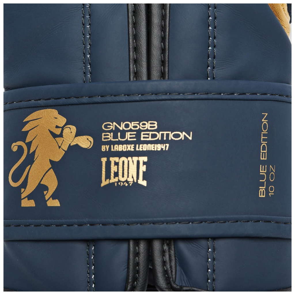 Боксерські рукавички Leone GN059B Blue Edition 16 унцій (GN059B_Blue_16oz) - зображення 7