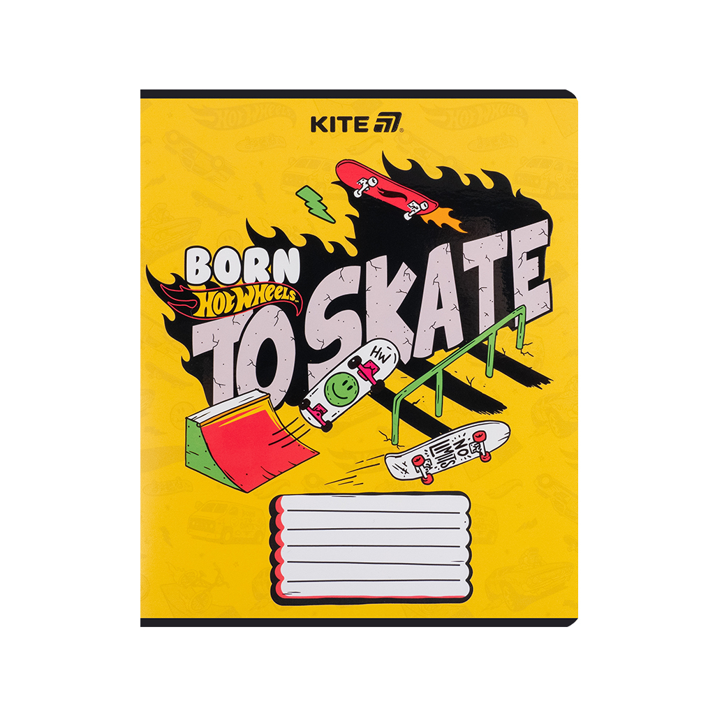 Зошит Kite Hot Wheels, 18 аркушів, лінія (HW25-237) - изображение 9