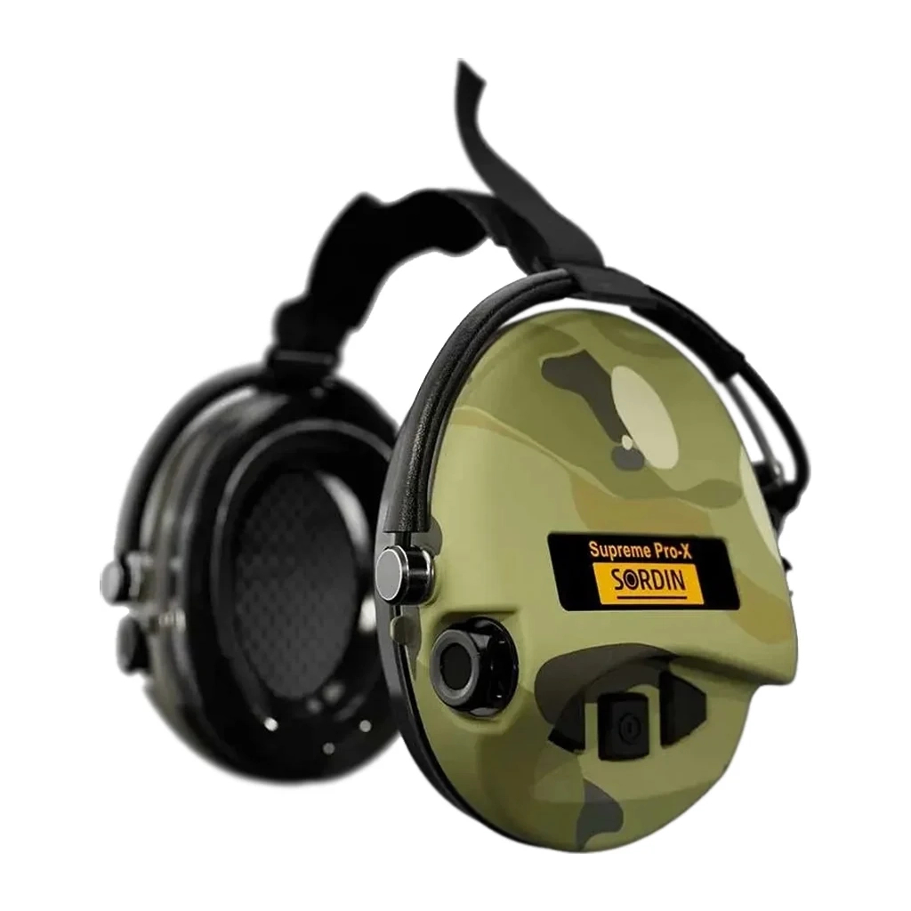 Навушники для стрільби Sordin Supreme Pro-X з заднім тримачем 4 режими Camo (76302-X-06-S) - изображение 1