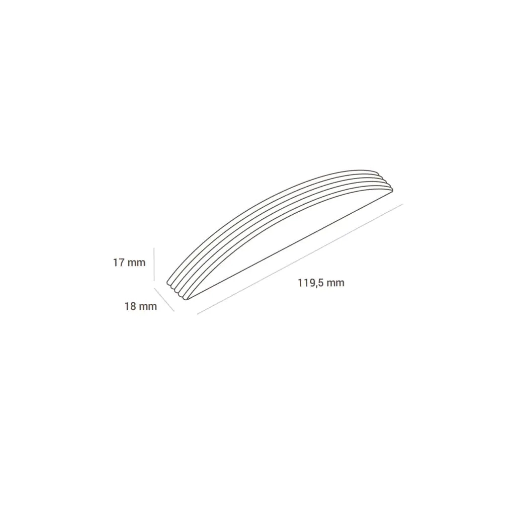 Форма для шоколаду Silikomart Riga B 119x18 h17 мм 10 шт (CH006) - зображення 3
