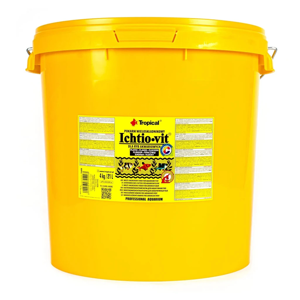 Корм для риб Tropical Ichtio-vit у пластівцях 21 л (5900469744093) - изображение 1