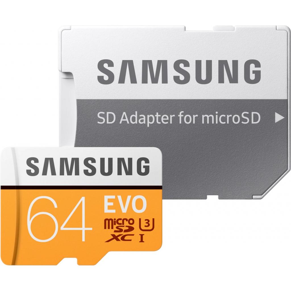 Карта пам'яті Samsung 64GB microSD class 10 UHS-I U3 Evo (MB-MP64GA/APC) - зображення 5