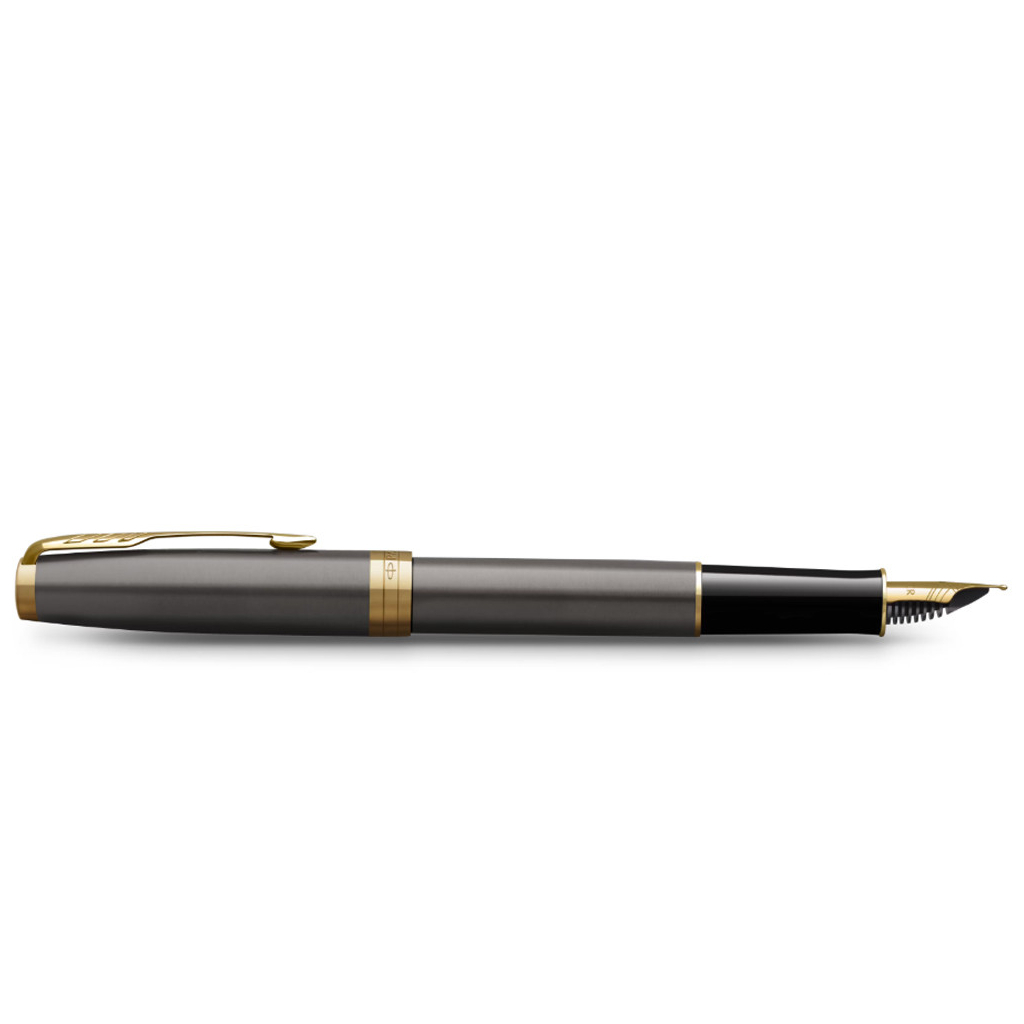 Ручка пір'яна Parker SONNET 17 Grey Lacquer GT  FP F (86 415) - зображення 4