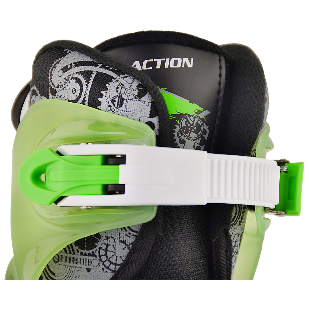 Роликові ковзани Action Pat Зелені 30-33 (PW-117CD-1/Green/30-33) - изображение 12
