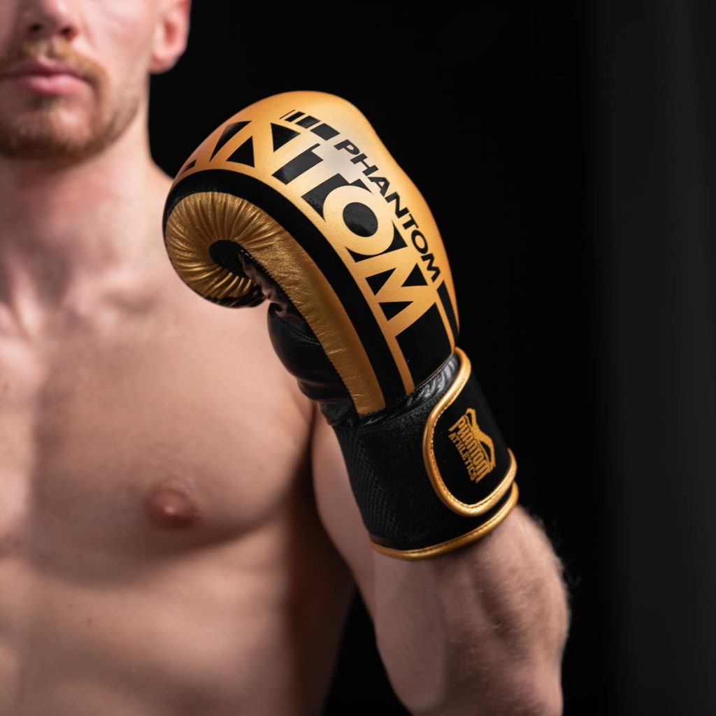 Боксерські рукавички Phantom APEX Elastic Gold 16oz (PHBG2215-16) - зображення 5