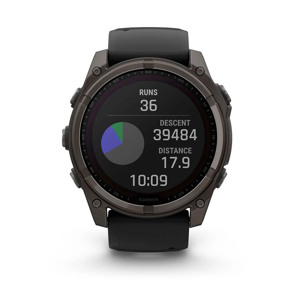 Смарт-годинник Garmin fenix 8 51mm,Saph Solar,CrbnGry Ti/Blk,Blk/PblGryBnd (010-02907-11) - зображення 9