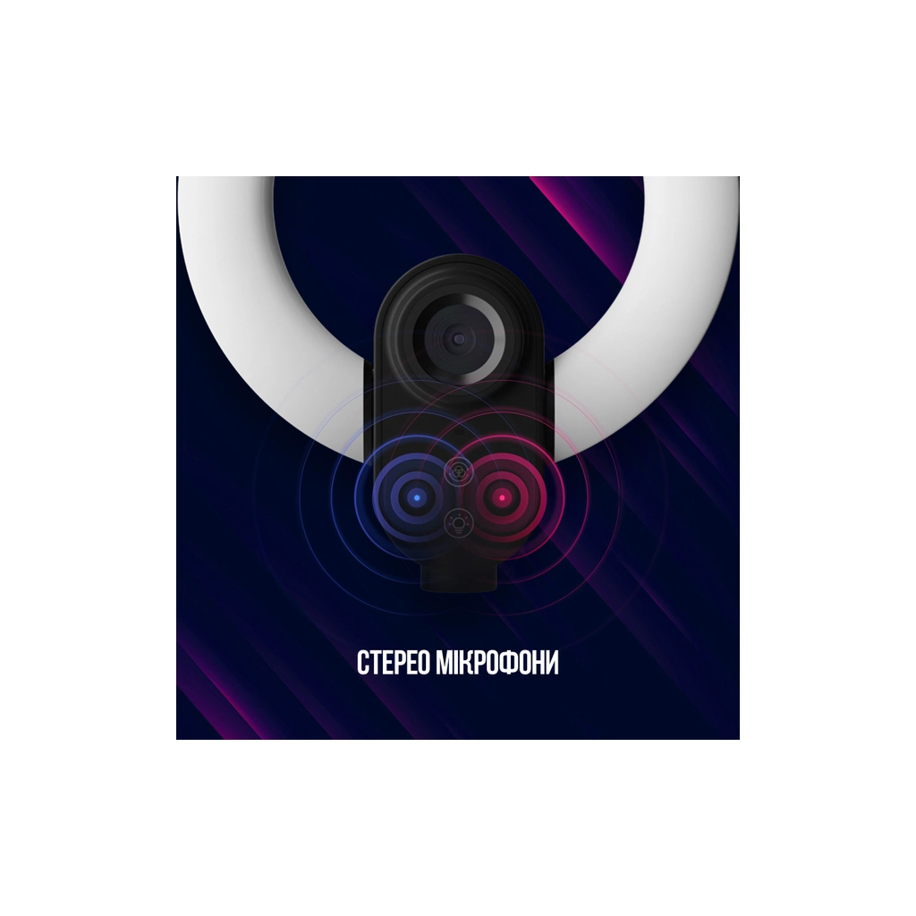 Веб-камера Lorgar Circulus 910 Streaming 5MP 1944 Auto Focus Stereo (LRG-SC910) - зображення 9