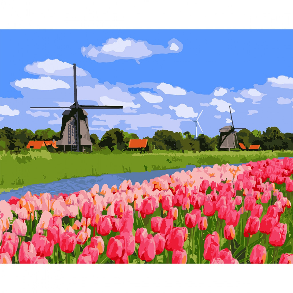 Картина по номерам Santi Сонячний Амстердам 40*50 см (954739) - зображення 1