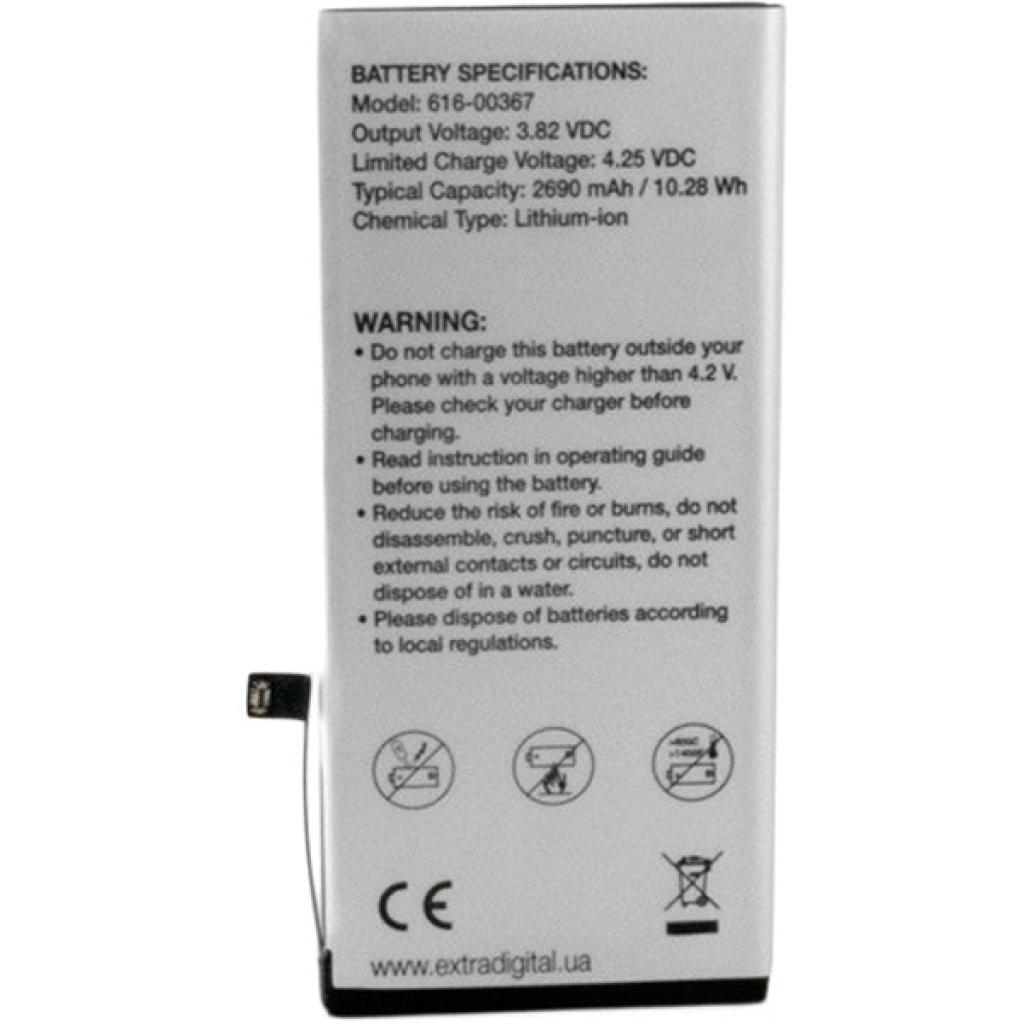 Акумуляторна батарея Extradigital Apple iPhone 8 Plus (2690 mAh) (BMA6457) - зображення 2