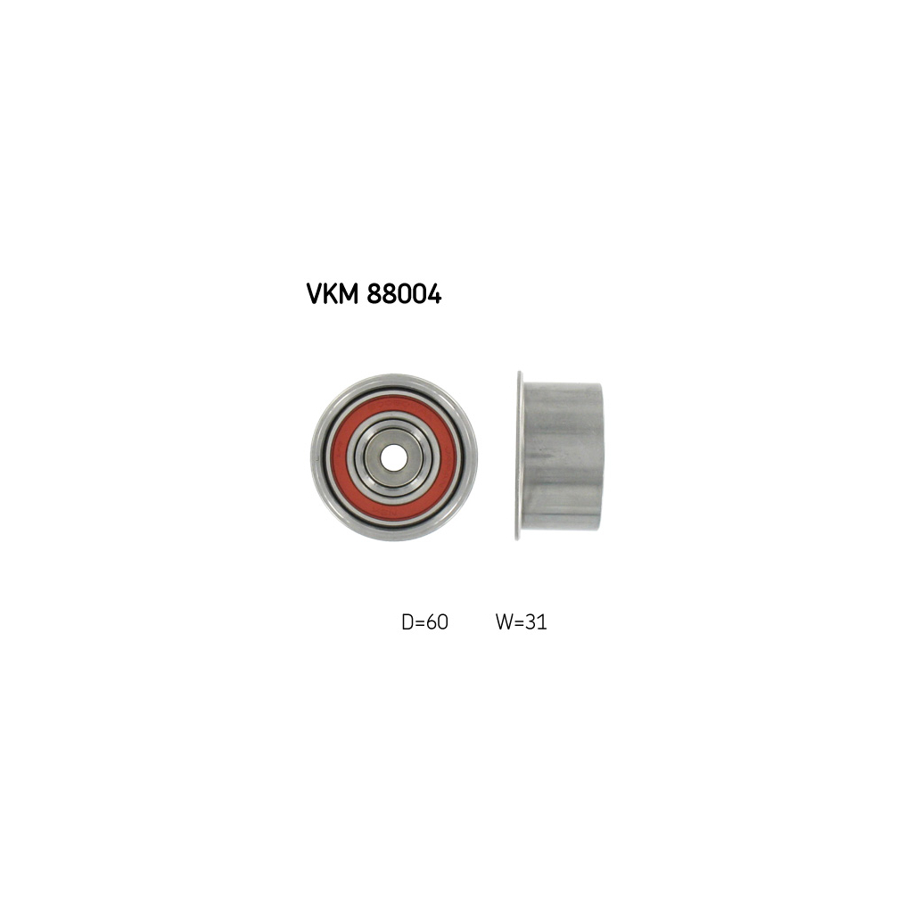 Ролик натягувача ременя SKF VKM 88004 - зображення 1