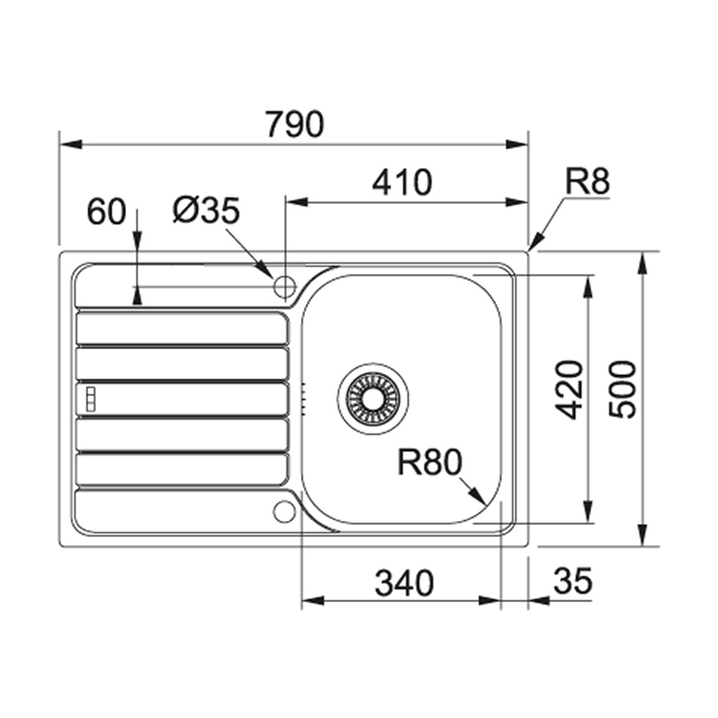 Мийка кухонна Franke Spark SKL 611-79/ 101.0598.809 (101.0598.809) - зображення 4
