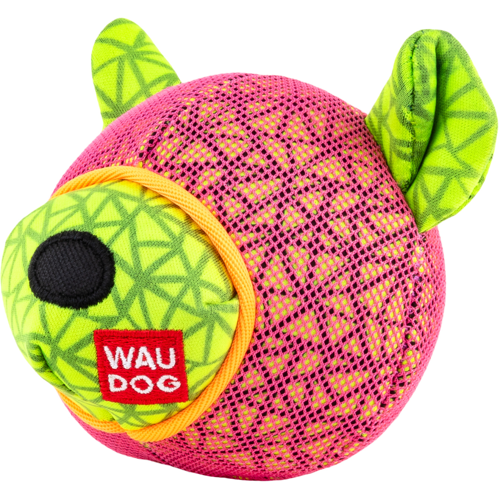 Іграшка для собак WAUDOG Fun Ведмедик 12х11 см рожева (62057) - зображення 2