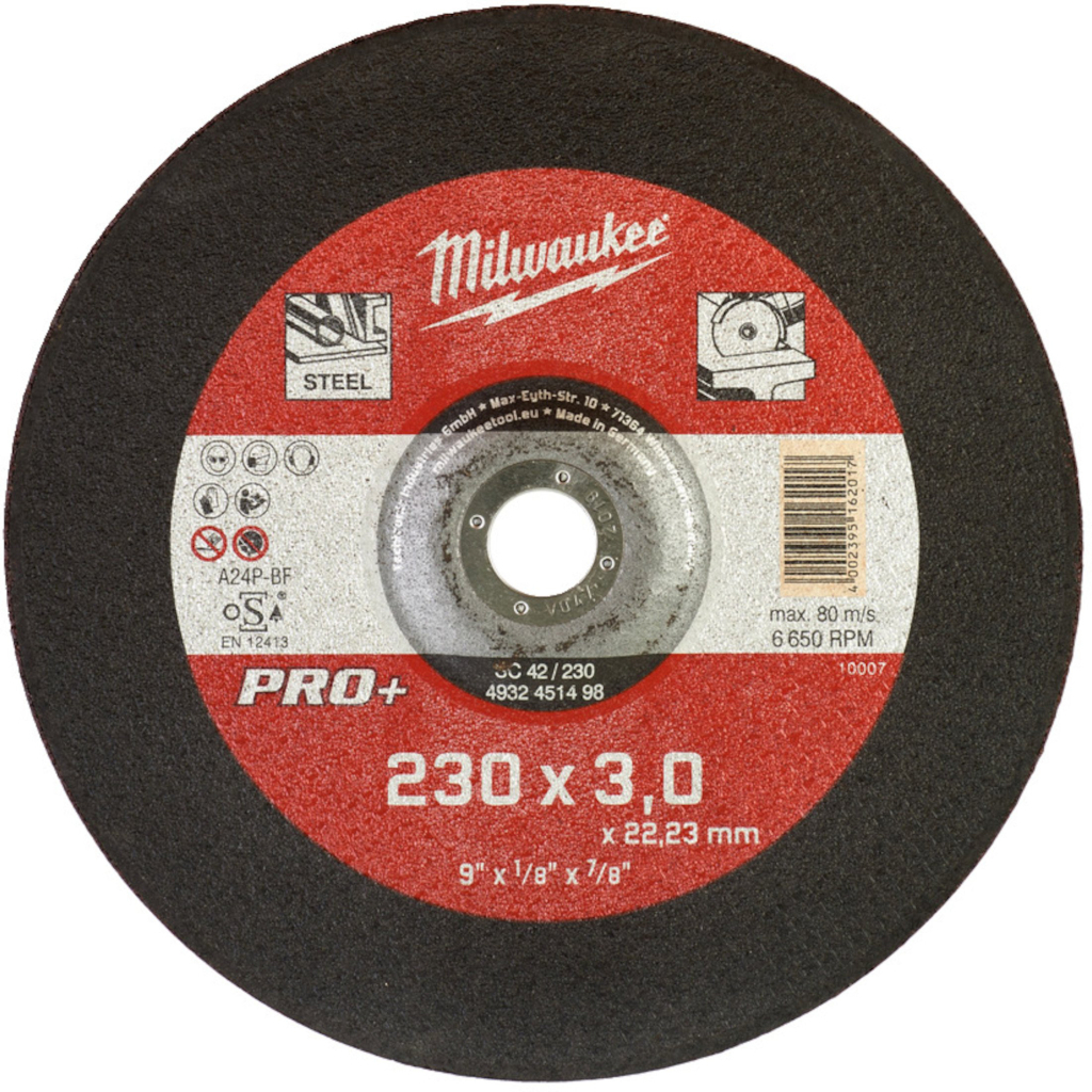 Круг відрізний Milwaukee по металу SCS 42/230х3 PRO+ (4932451498) - зображення 1