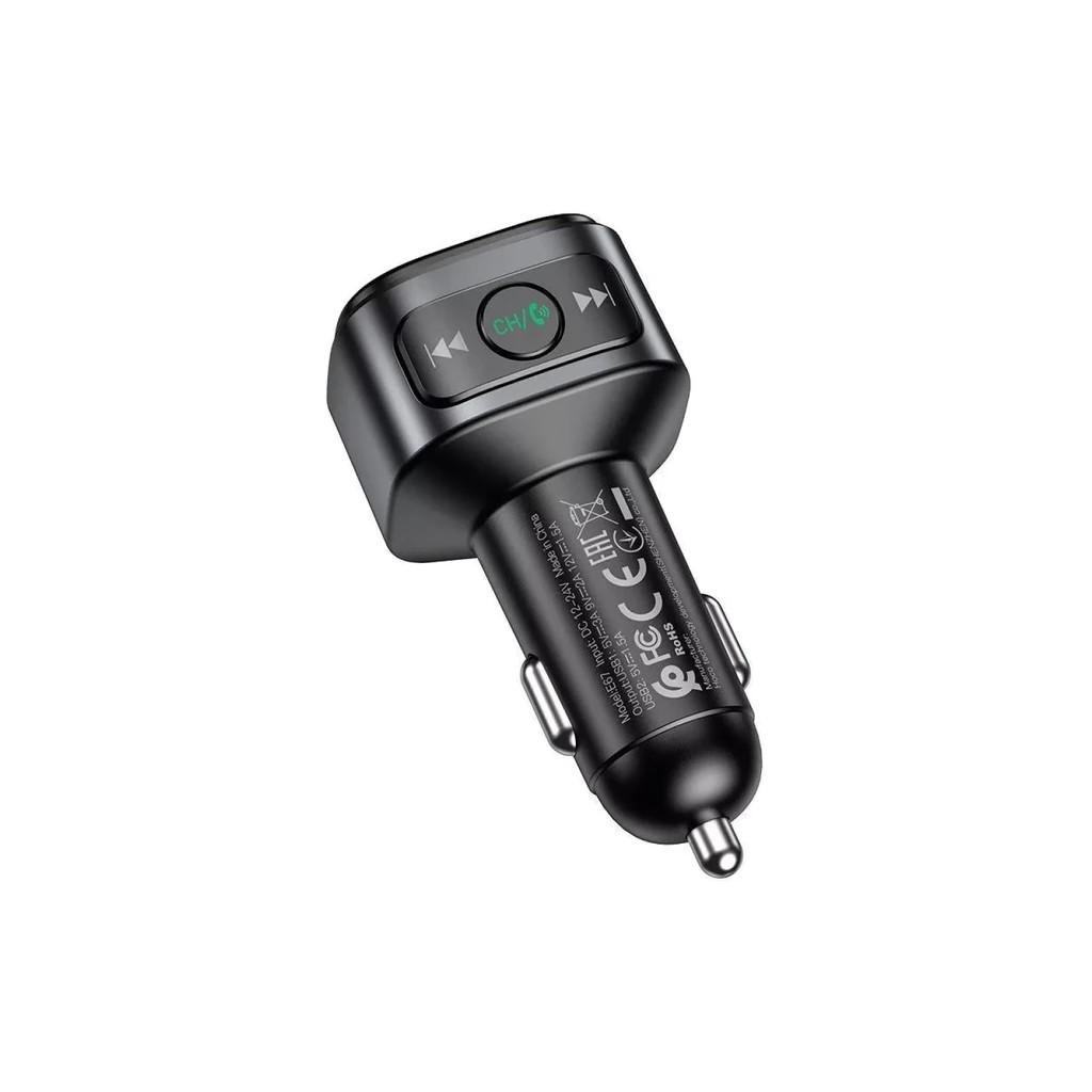 FM модулятор HOCO E67, Black, Box - изображение 5