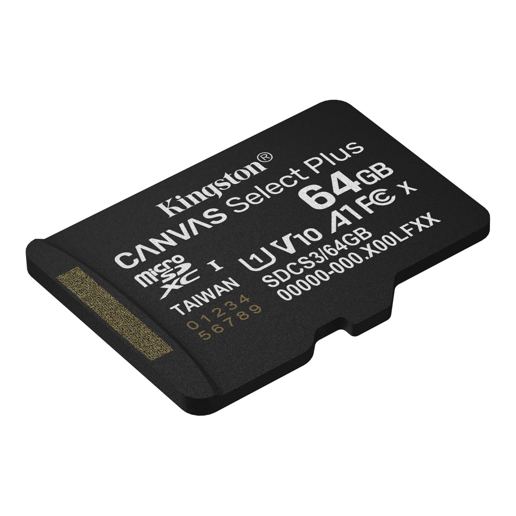 Карта пам'яті Kingston 64GB microSDXC class 10 UHS-I V10 A1 Canvas Select Plus (SDCS3/64GBSP) - зображення 2