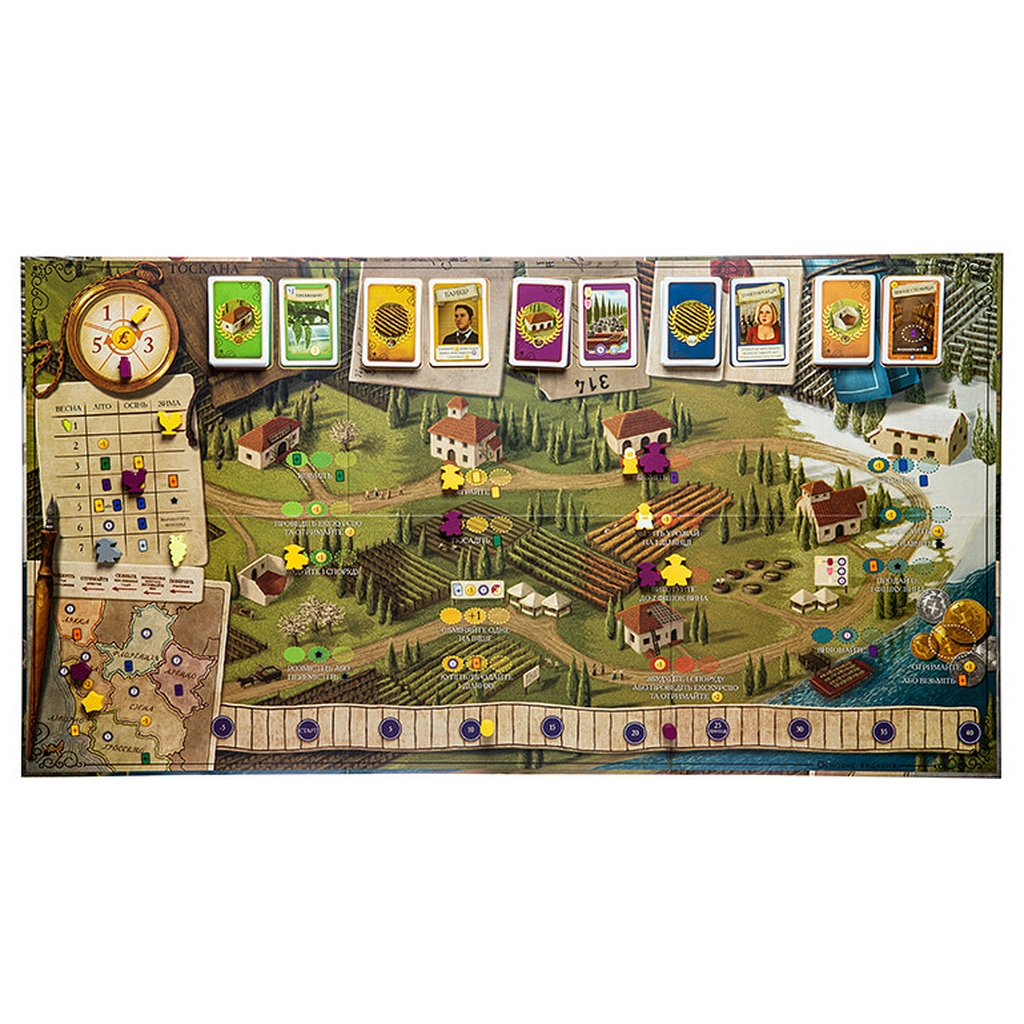 Настільна гра Kilogames Виноробство: Тоскана. Основне видання (Viticulture Tuscany Essential Edition) (укр.) (KG-2260) - зображення 6