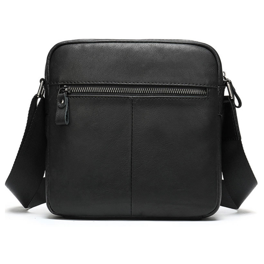 Сумка Vintage Через плече зі шкіри Чорна (20034) - зображення 5