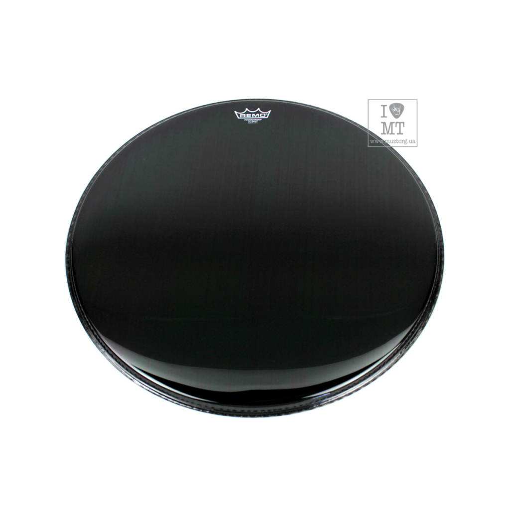 Пластик для барабана Remo Powerstroke 3 22" Ebony W Dynamo (70219) - изображение 1