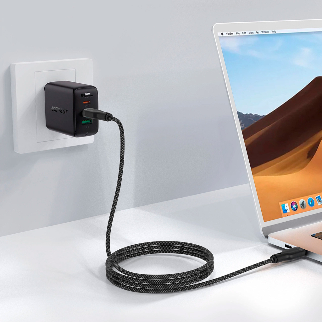 Дата кабель USB-C to USB-C 1.2m 3A C8-03 Acefast (6974316282716) - зображення 7