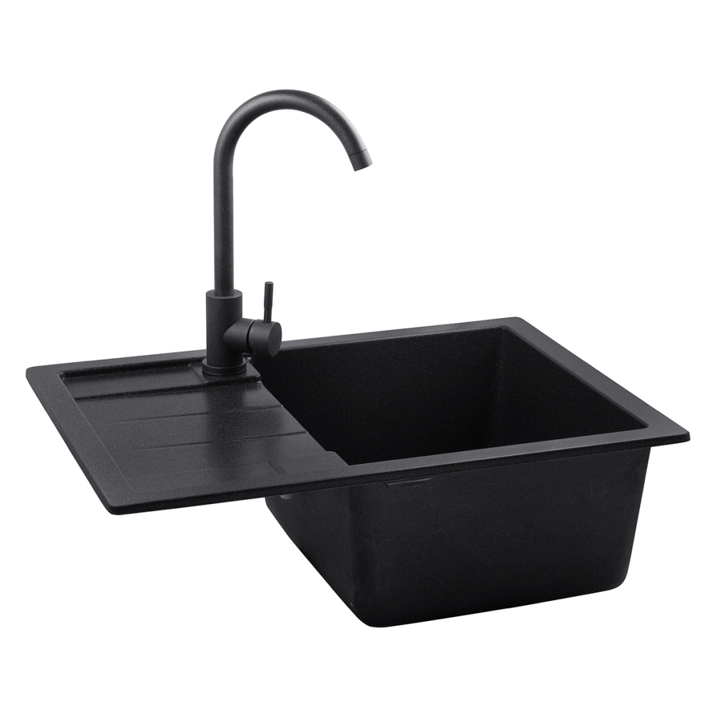 Мийка кухонна Kroner KompositGRB-6550 (CV027412) - зображення 5