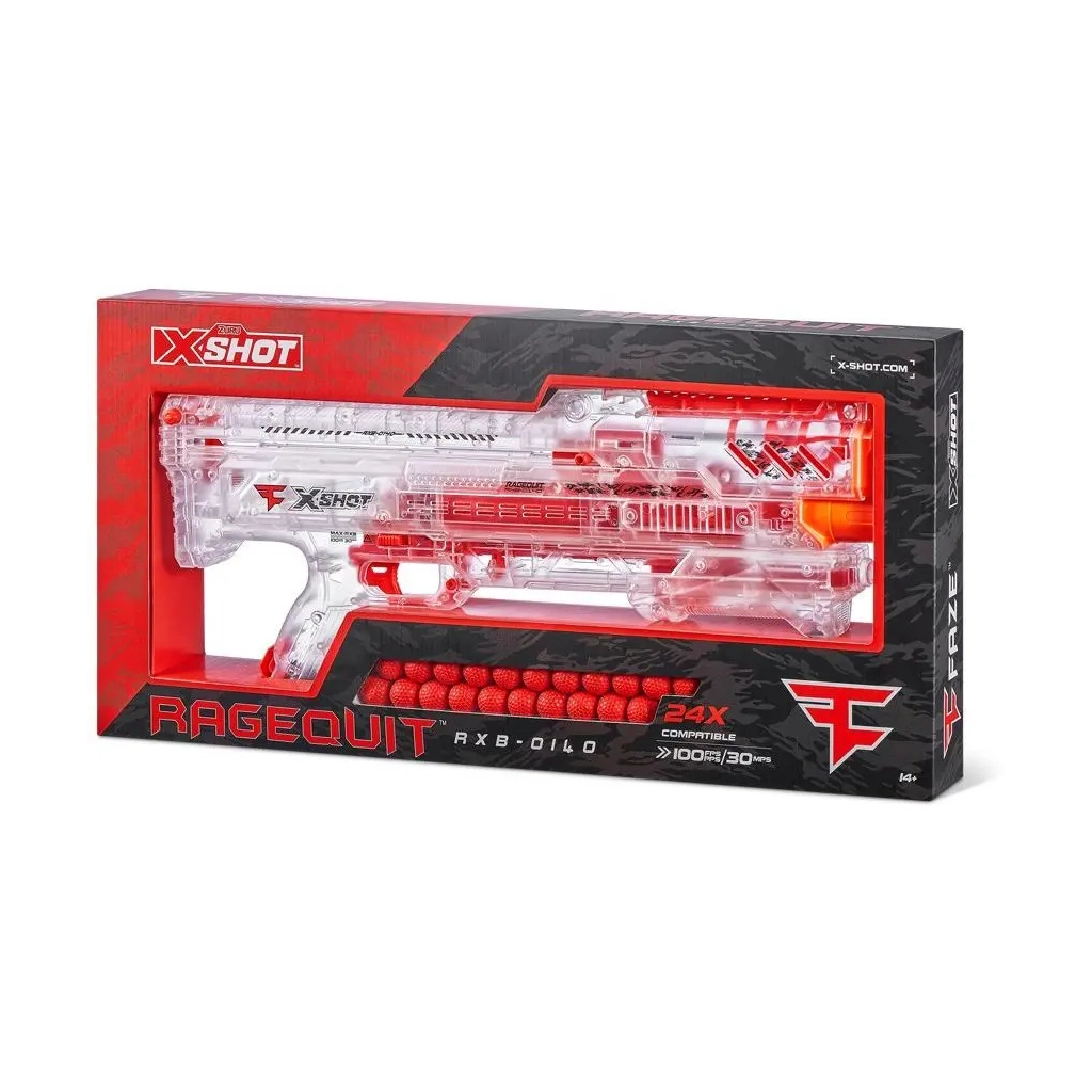 Іграшкова зброя Zuru X-Shot Швидкострільний бластер Chaos FAZE Ragequit (24 кульки) (36498) - зображення 1