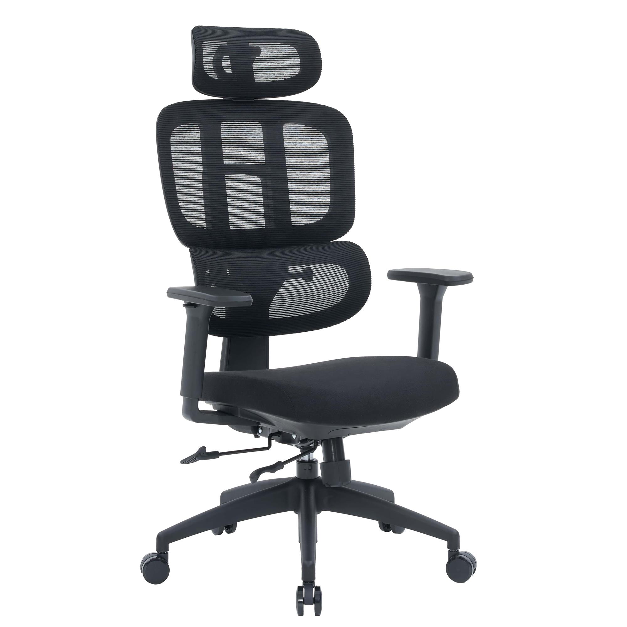 Крісло офісне OfficePro Skyline OC580-B-B-B Black - зображення 2